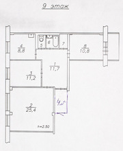 3-х комн