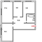 Продажа 3-к. кв. 70 кв.м,  СПб,  Колпино