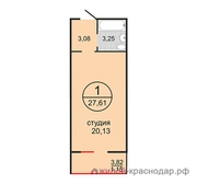 Продаю квартиру студию срочно. ЖК Заря,  инвестор