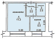 Продам 1-у квартиру со свободной планировкой в Томской области